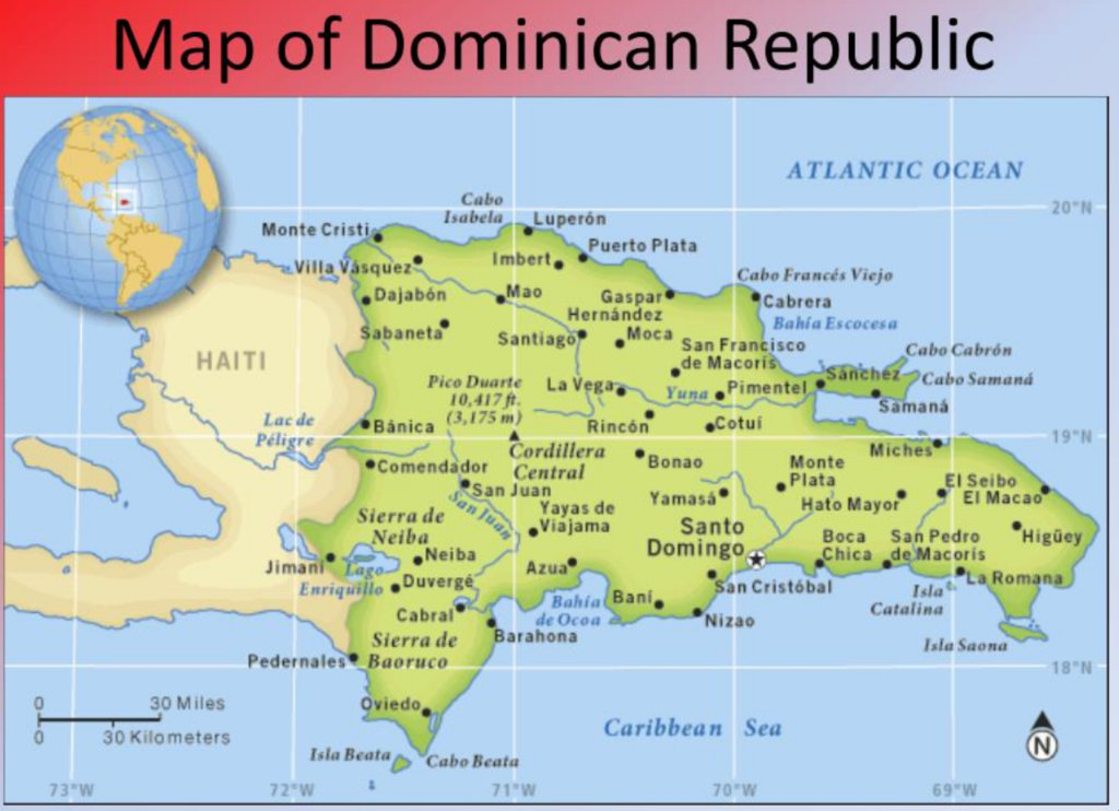 Dominican Republic Map #2