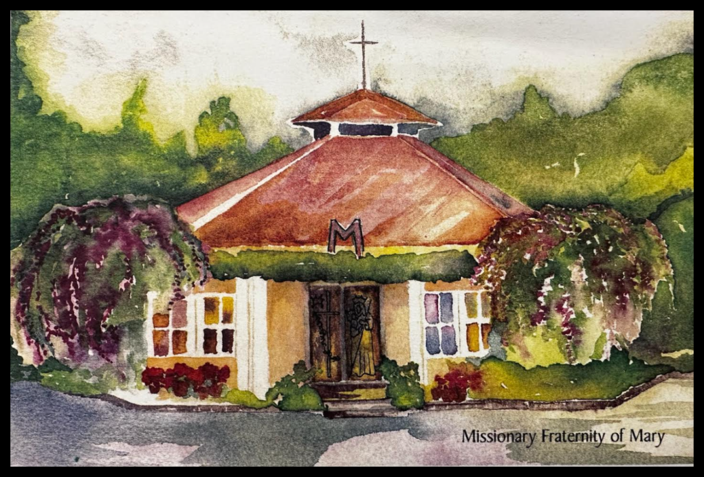 Painting of MFM church by Cindy Lederer - 7-14-26