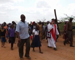 Fraternity-Priest-at-a-procesion-on-a-friday-of-lent-in-Bura-Tana-Garissa-Diocese-Kenya