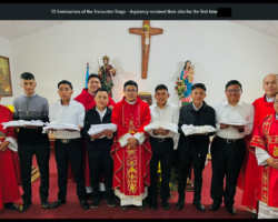 Seminarians of the Encounter Stage - Aspirancy received their albs for the first time