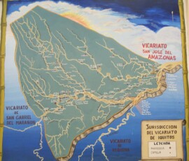 2025 Map #1 Peru - From the Amazon rainforest of our mission of San Agustín de Intuto, in the Apostolic Vicariate of Iquitos.