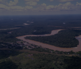 2025 Peru - Panoramic view of the town of Intuto and the Tigre River.