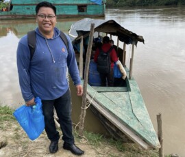 2025 Peru - Fr. Santos ATron ready for a missionary trip to visit the communities
