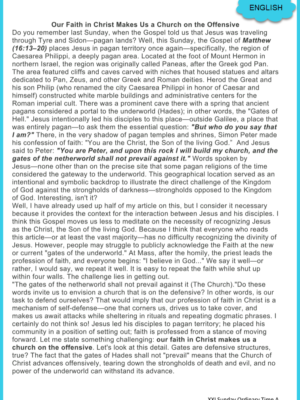 8-23-26 ENGLISH XXI Sunday A Ordinary Time 2026
