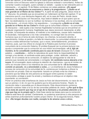 9-6-26 SPANISH XXIII Sunday A Ordinary Time 2026